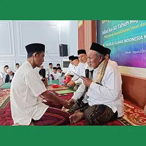 Momen Haru Warnai Puncak Milad MUI Ke-50, Warga Binaan Asal Papua Ikrar Dua Kalimat Syahadat