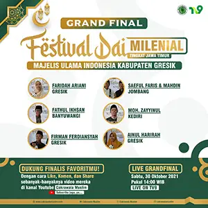 Catat, Besok 6 Finalis Dai Milenial MUI Gresik Tayang di TV9