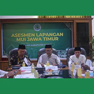 Asesmen di MUI Gresik; Asesor MUI Jatim Apresiasi Program Pendampingan Dakwah Kelompok Rentan.