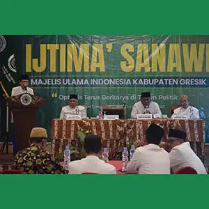 Pembukaan Ijtima Sanawi MUI Gresik, Kyai Mansoer Apresiasi Kinerja Seluruh Komisi