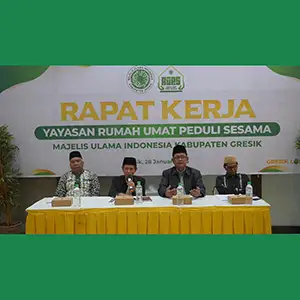 Upaya Tingkatkan Kemanfaatan Bagi Umat,  RUPS MUI Gresik Gelar Rapat Kerja
