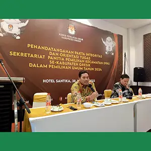 KPU Gresik Gelar Orientasi Tugas Sekretariat PPK