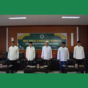 Halal Bihalal dan Konsolidasi Organisasi, MUI Gresik Bahas Probelematika Umat