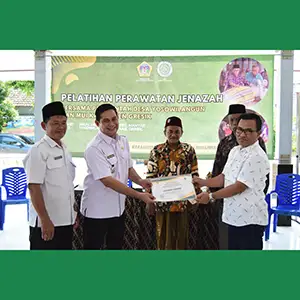 Bersama MUI Gresik, Pemdes Yosowilangun Manyar Adakan Latihan Perawatan Jenazah