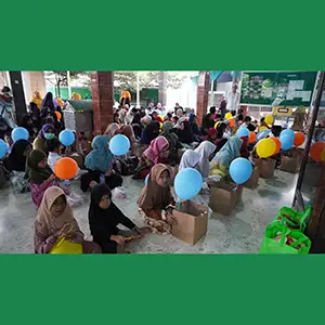 Warga Perum GSP Suci Peringati Nuzulul Quran dengan Santuni Ratusan Anak Yatim dan Dhuafa