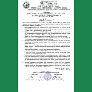 Jelang Bulan Suci Ramadhan, MUI Gresik Himbau Masjid dan Mushola Disemarakkan Tausyiyah  yang Menyejukkan