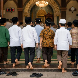 Doa Masuk dan Keluar Masjid Beserta Adabnya
